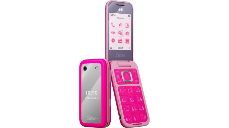 HMD Barbie Flip Phone launched with customised covers, beaded lanyard and no social media: price, specifications