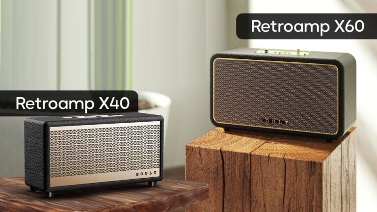 Boult RetroAmp X40, RetroAmp X60 Bluetooth speakers launched in India: price, features