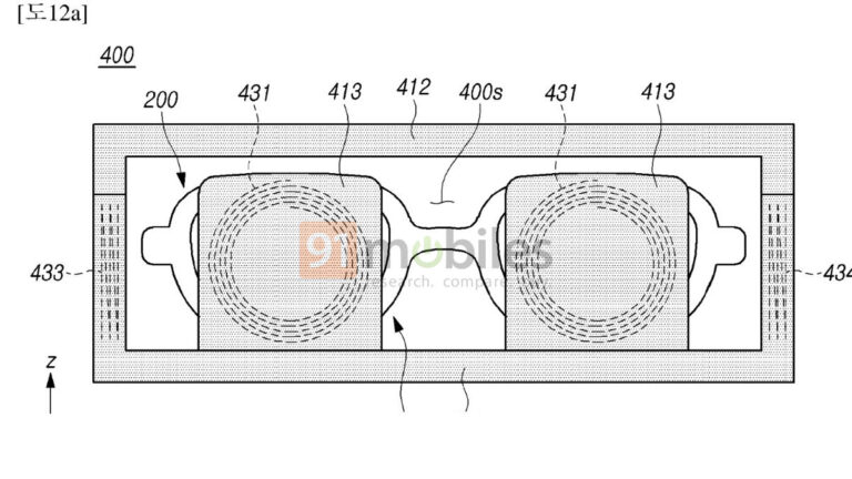 Samsung files patent for wireless charging case for AR headset