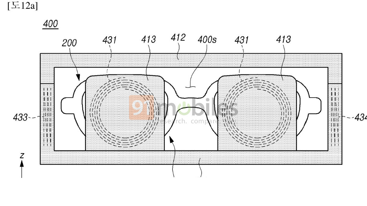 Samsung files patent for wireless charging case for AR headset