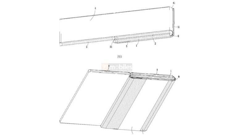 Huawei patent reveals foldable smartphone with built-in protective case