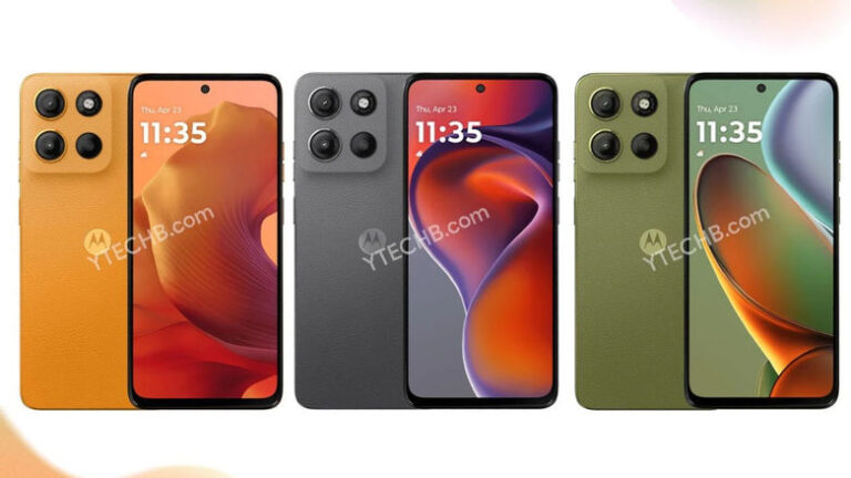 Moto G15 and Moto G05 leaked renders show off complete design and colour options