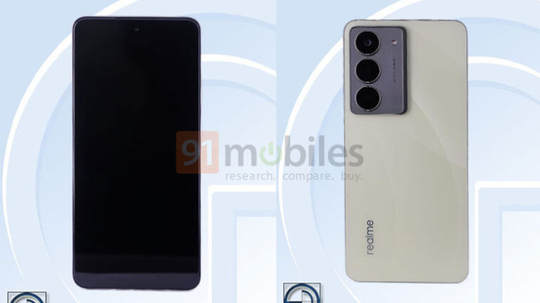 Mysterious Realme phone appears on TENAA, design and specifications revealed