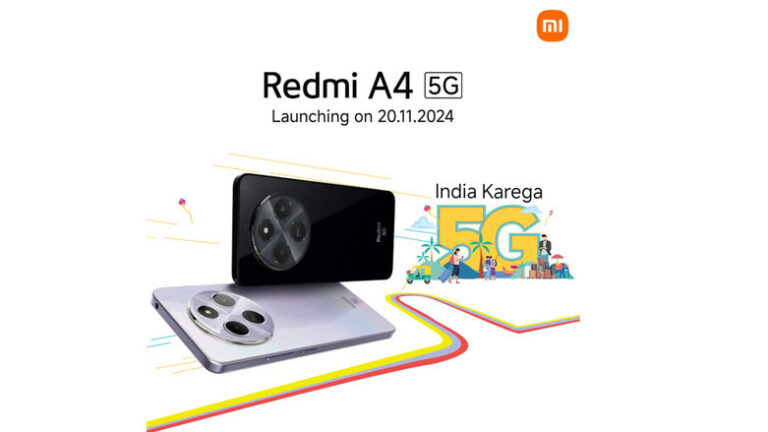 Redmi A4 5G India launch date is November 20th