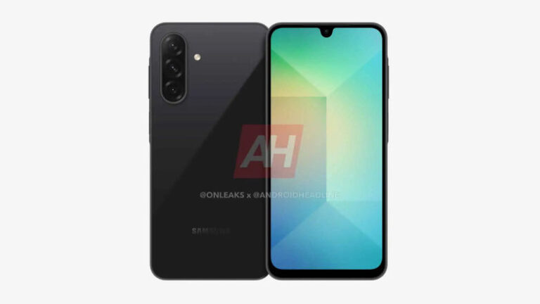 Samsung Galaxy A26 leaked renders reveal complete design