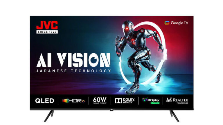 JVC AI Vision QLED TVs with Dolby Atmos, Google TV launched in India: price, features