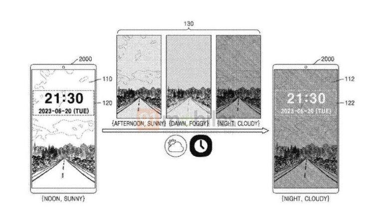 Samsung working on AI-based weather-changing wallpaper feature, suggests new patent