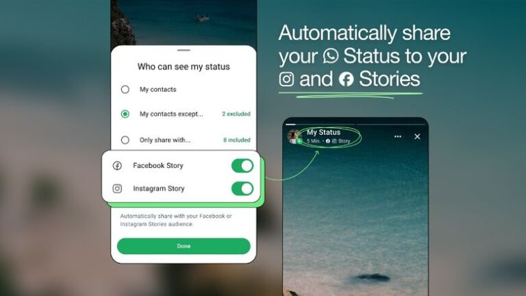 WhatsApp will soon let you share ‘Status Updates’ directly on Instagram, Facebook