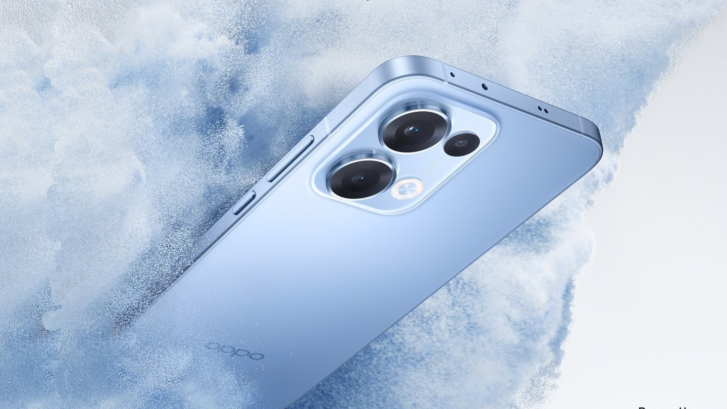 Oppo Reno 13 5G Sky Blue Colour Variant Launched in India in New RAM and Storage Option
