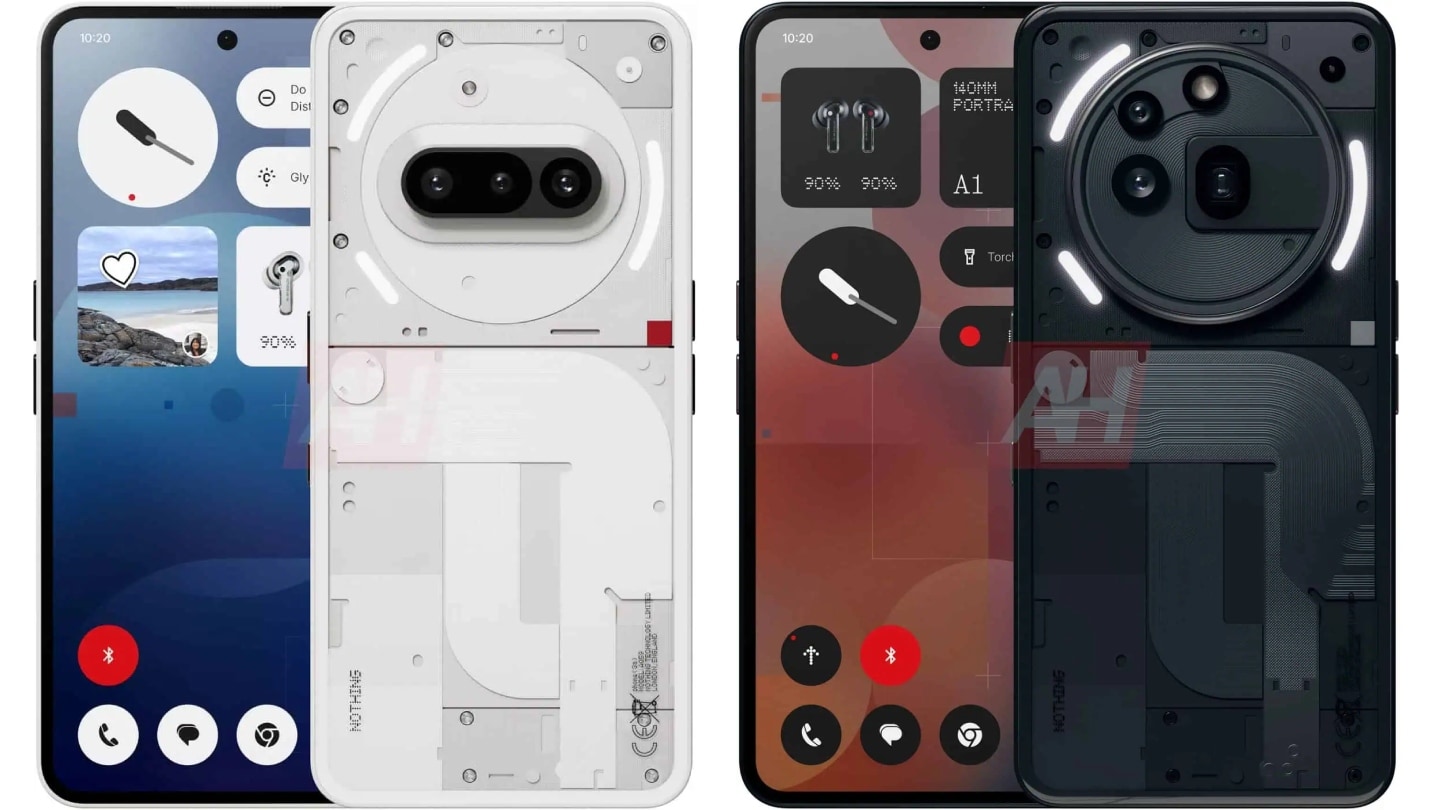 Nothing Phone 3a, Phone 3a Pro Renders Leaked; Show Transparent Back, Glyph Lights, New Camera Module Design