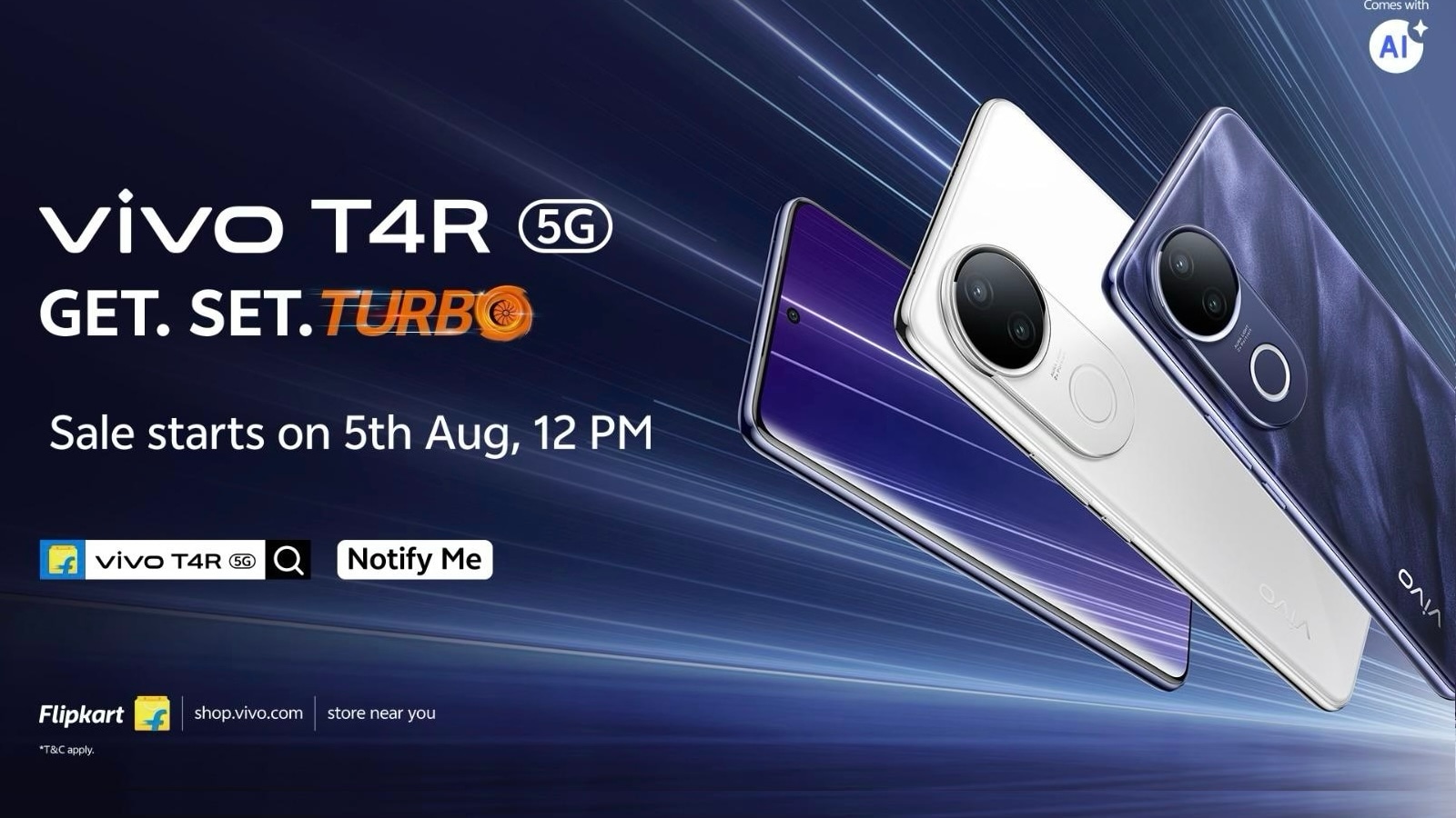 Vivo T4R 5G Brings Flagship Power, Premium Design: All for Under Rs. 20,000