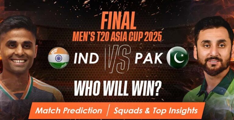 India vs Pakistan, Asia Cup T20 2025 Final – Live Streaming, Schedule, Venue